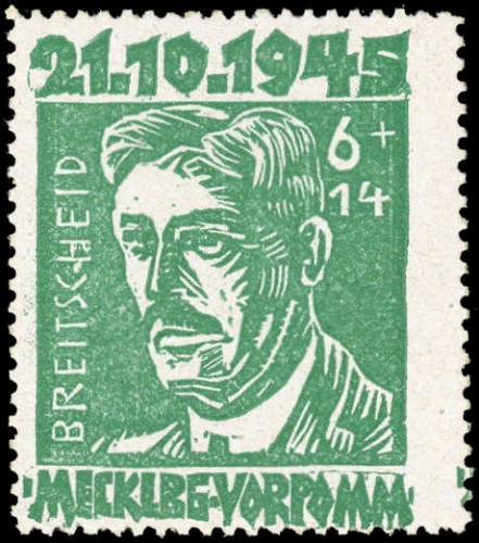 1945, SBZ Mecklenburg Vorpommern, 20 VI, *