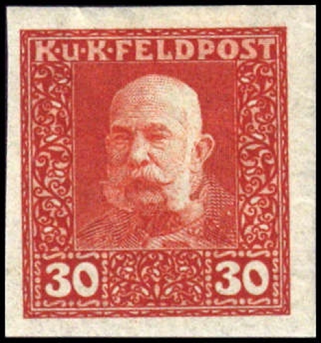 1915, Österreich Feldpost Allgemeine Ausgaben, 34 U, *