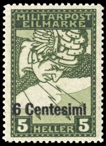 1918, Österreich Feldpost Italien, 25, **