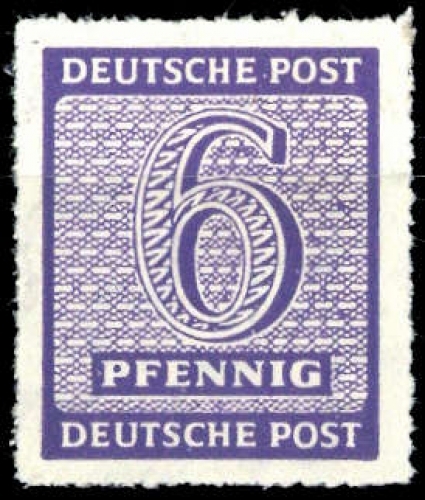 1945, SBZ Westsachsen, 117 DX, **