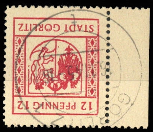1945, Deutsche Lokalausgabe Görlitz, 16 PF I, gest.