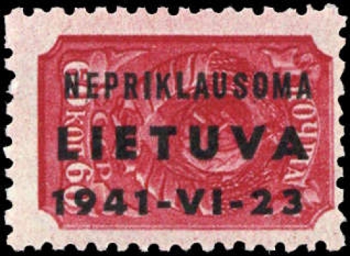 1941, Deutsche Besetzung II. WK Litauen, 8, **