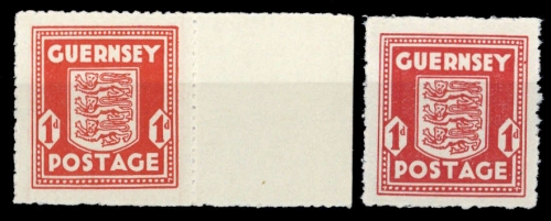 1941, Deutsche Besetzung II. WK Guernsey, 2 Fb, **