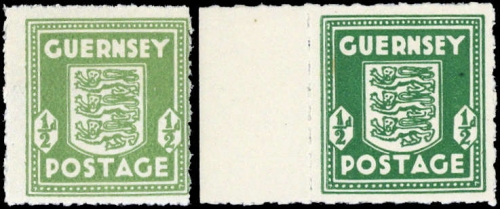 1941, Deutsche Besetzung II. WK Guernsey, 1 Fb, **