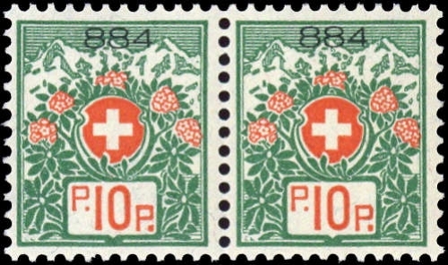 1927, Schweiz, PF 11 I PF I, **