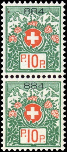 1927, Schweiz, PF 12 I PF III, **