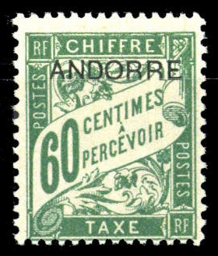 1931, Andorra Französische Post, P 5, *