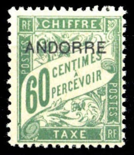 1931, Andorra Französische Post, P 5, *