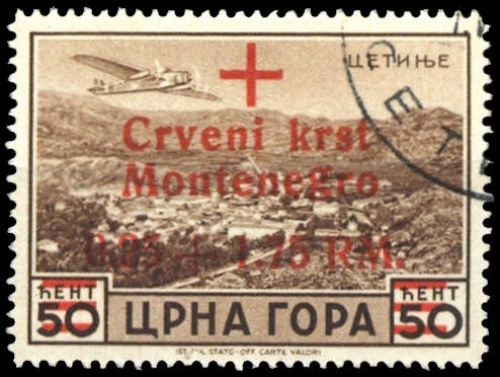 1944, Deutsche Besetzung II. WK Montenegro, 33, cto