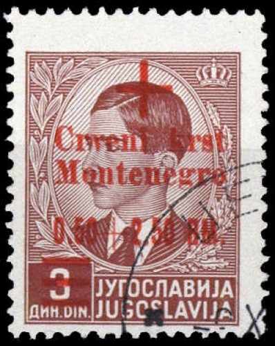 1944, Deutsche Besetzung II. WK Montenegro, 31, cto