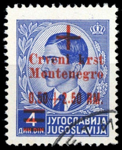 1944, Deutsche Besetzung II. WK Montenegro, 32, cto