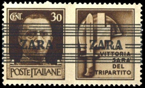 1943, Deutsche Besetzung II. WK Zara, 36/2 T I, *