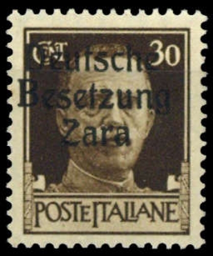 1943, Deutsche Besetzung II. WK Zara, 6 T III, *