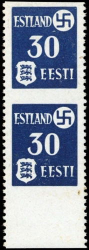 1941, Deutsche Besetzung II. WK Estland, 3 Uw (2), **
