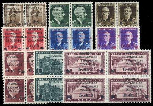 1945, Albanien, 359-67 (4), **