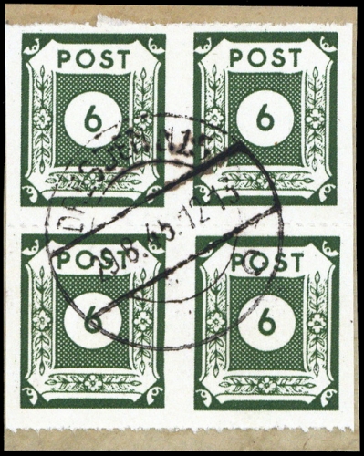 1945, SBZ Ostsachsen, 43 BIa Uw (4), Briefst.