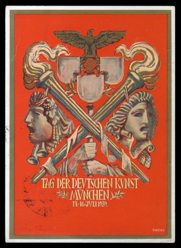 1939, III. Reich Propaganda,Haus der Kunst,, Brief
