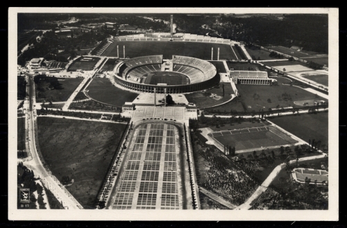 1936, Sport u. Spiel,Olympia Berlin 1936,Werbepostkarten, Brief