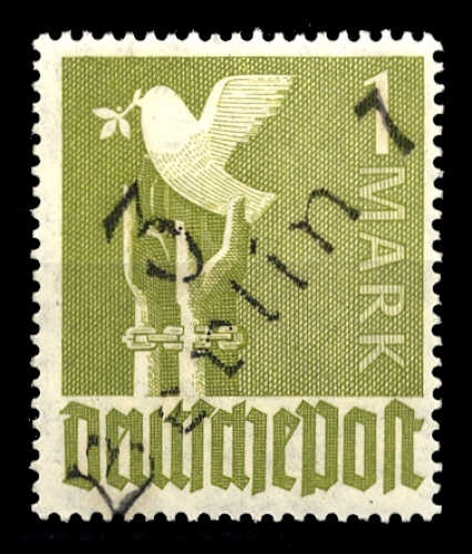 1948, SBZ Handstempel Bezirk 3, II a I, **