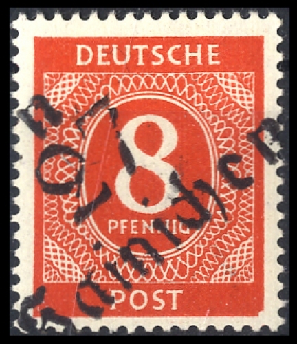 1948, SBZ Handstempel Bezirk 27, I d V PF, *