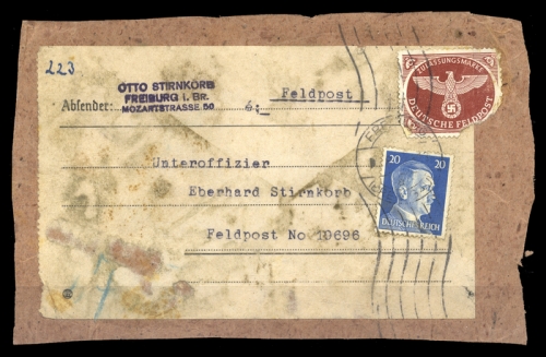 1942, Deutsche Besetzung II. WK, Feldpostmarken, 2 A u.a., Brief