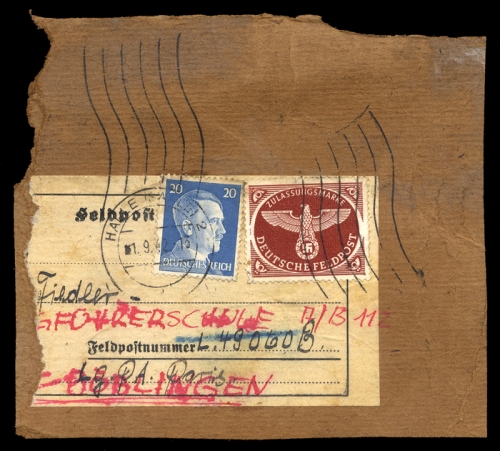 1942, Deutsche Besetzung II. WK, Feldpostmarken, 2 A u.a., Brief