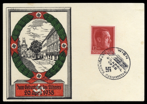 1938, III. Reich Propaganda,sonstige Karten,, 664