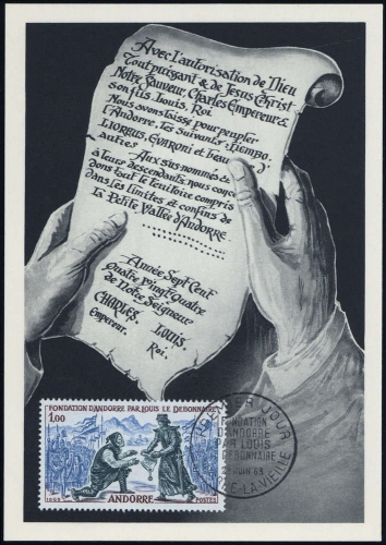 1963, Andorra Französische Post, 181 MK