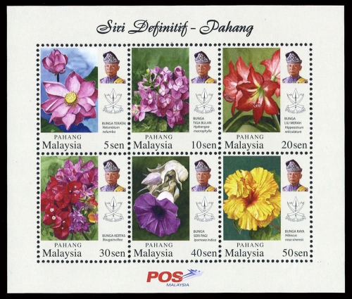 2009, Malaiische Staaten Pahang, Block 1, **
