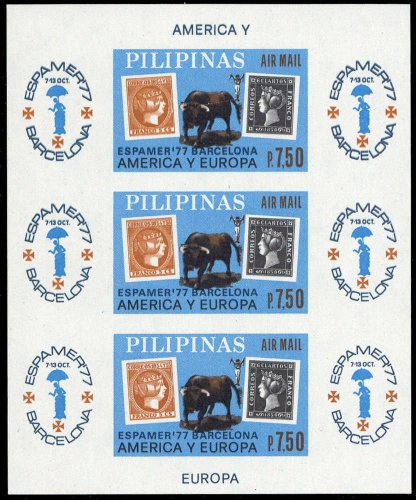 1977, Philippinen, Block 11 B, **