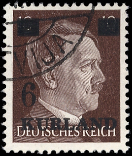 1945, Deutsche Besetzung II. WK Kurland, 2 II, gest.