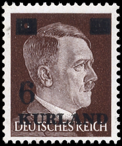 1945, Deutsche Besetzung II. WK Kurland, 2 VI, **