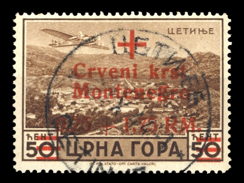 1944, Deutsche Besetzung II. WK Montenegro, 33, cto