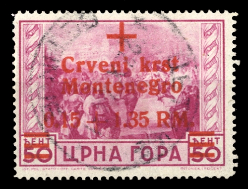 1944, Deutsche Besetzung II. WK Montenegro, 30, cto