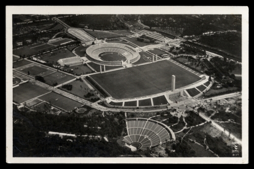 1936, Sport u. Spiel,Olympia Berlin 1936,Werbepostkarten, Brief