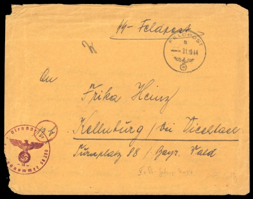 1944, Kroatien, Brief