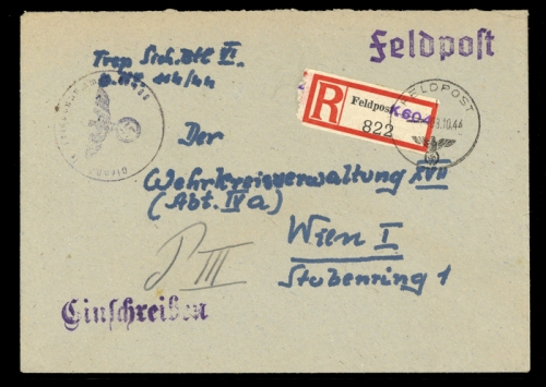 1944, Kroatien, Brief