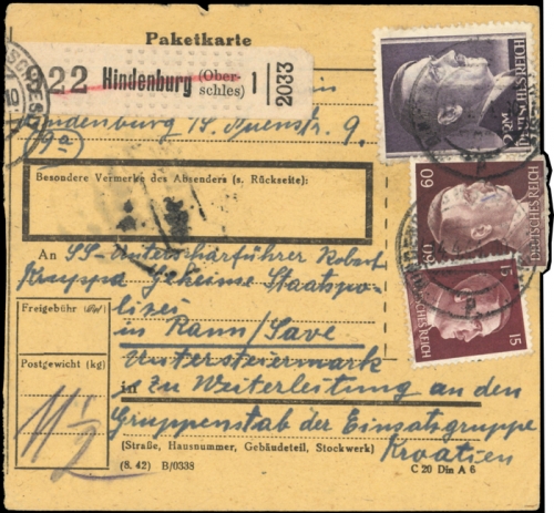 Kroatien, Brief
