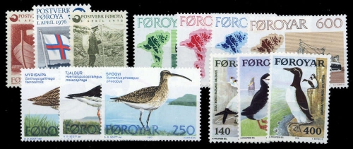 1976, Färöer, 21-23 u.a., **