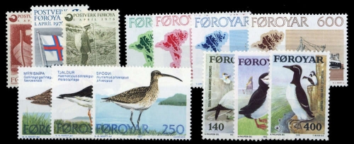 1976, Färöer, 21-23 u.a., **