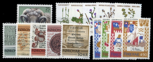 1979, Färöer, 42 u.a., **