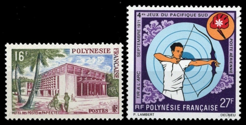 1960, Französisch Polynesien, 17 u.a., **