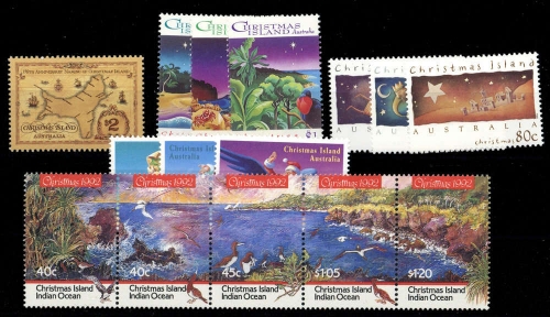 1992, Weihnachtsinseln, 374-78 u.a., **