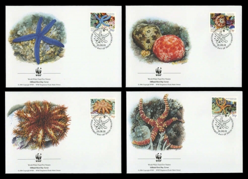 2001, Britisches Territorium im Indischen Ozean, 266-69, FDC