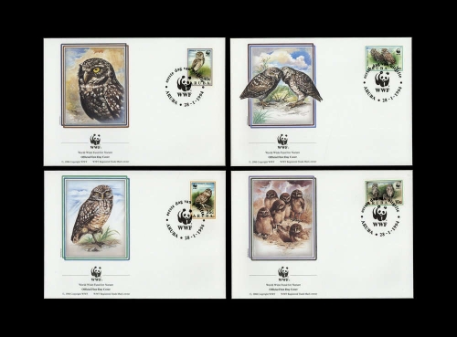 1994, Aruba, 134-37, FDC