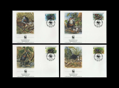 1992, Kokos Inseln, 267-70, FDC