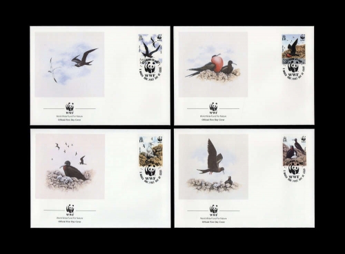 1990, Ascension, 521-24, FDC