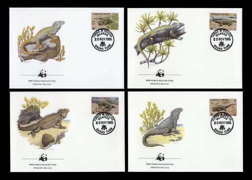 1986, Turks und Caicos Inseln, 777-80, FDC