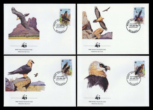 1986, Lesotho, 556-59, FDC