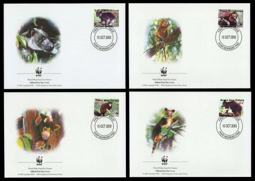 2003, Papua Neuguinea, 1017-20, FDC